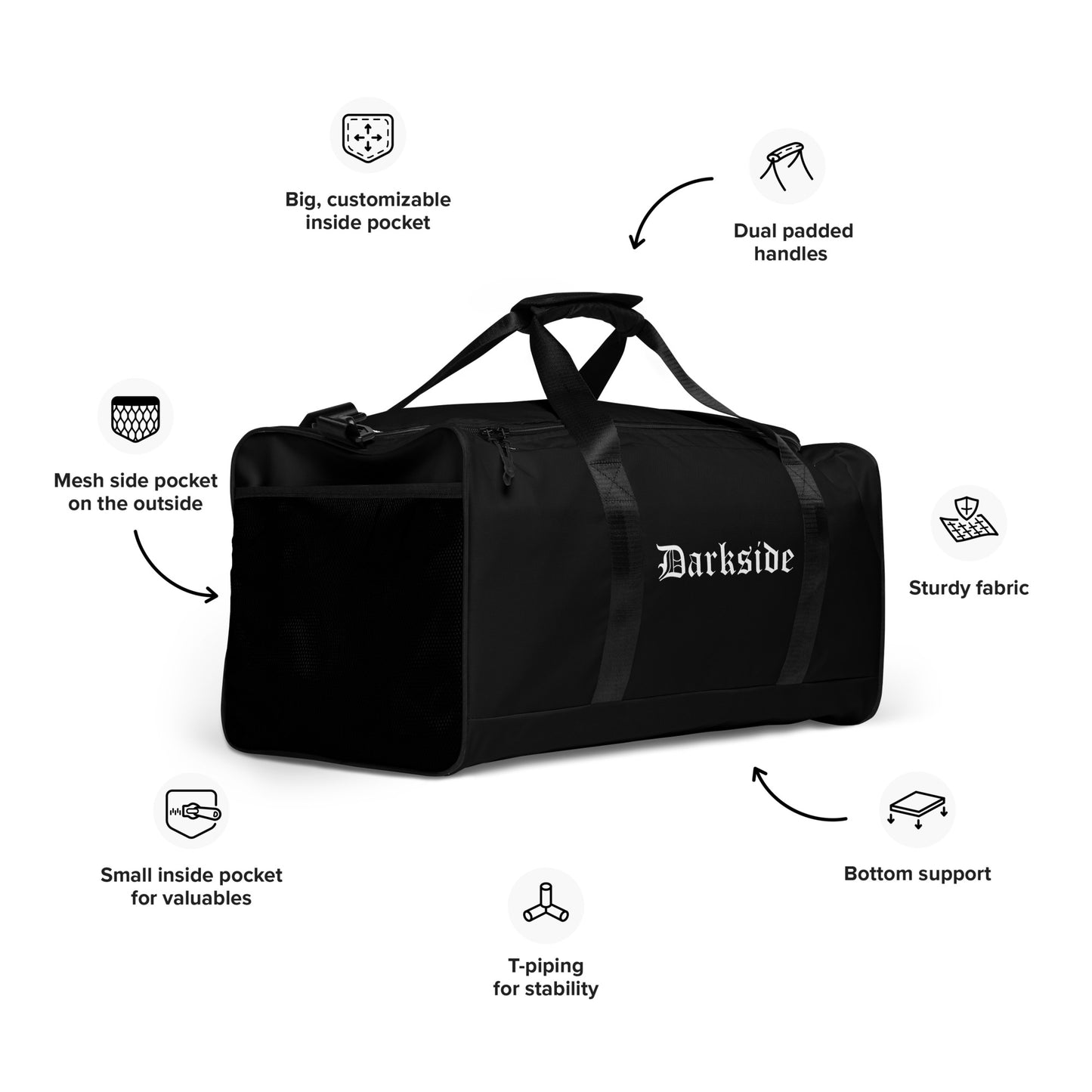 Darkside duffle bag